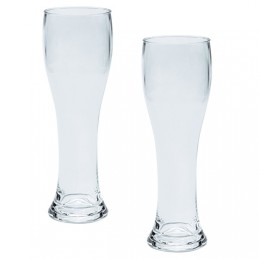 Wheat beer glasses, 2 pcs, Gimex melamine