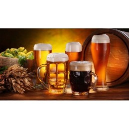 Wheat beer glasses, 2 pcs, Gimex melamine