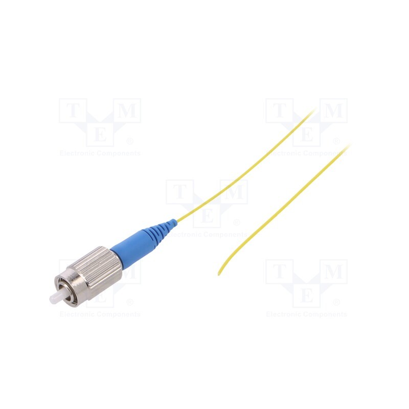 1 pcs x FIBRAIN - G-FC-XX-S-002.0-P9-D-09-Y - Optic fiber pigtail, FC/UPC, 2m, Optical fiber: 900um, yellow