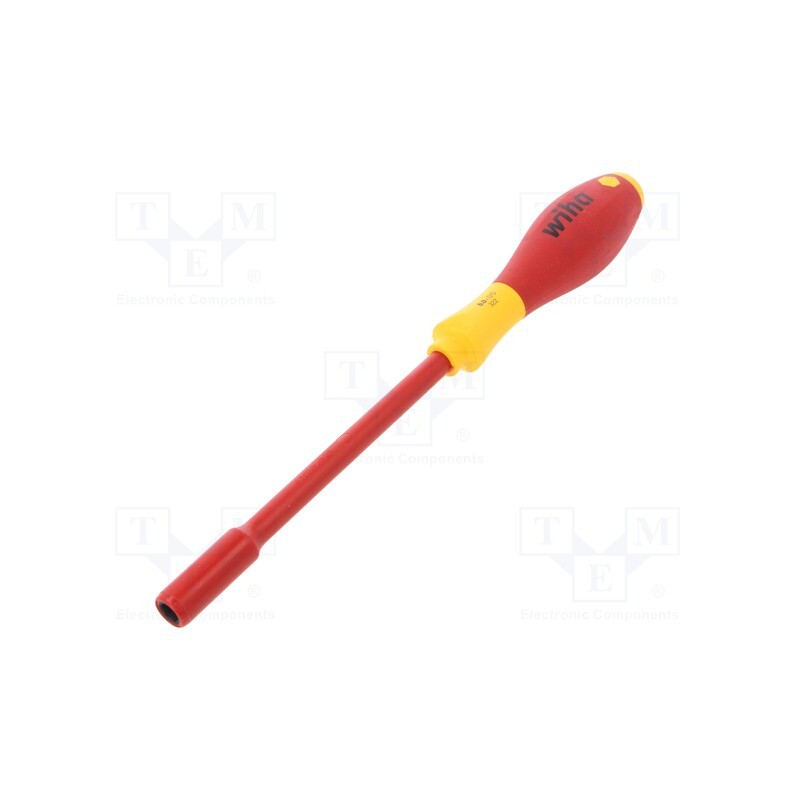 1 pcs x WIHA - 857 - Screwdriver, insulated, 6-angles socket, HEX 6mm, 1kVAC