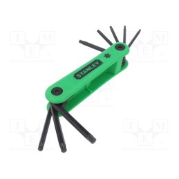 1 set x STANLEY - 4-69-263 - Wrenches set, Torx®, TX09,TX10,TX15,TX25,TX27,TX30,TX40, 8pcs.