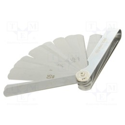 1 pcs x KING TONY - 77335-25 - Metric feeler gauge, Range: 0,04÷1mm, L: 85mm, Width: 13mm, 25pcs.