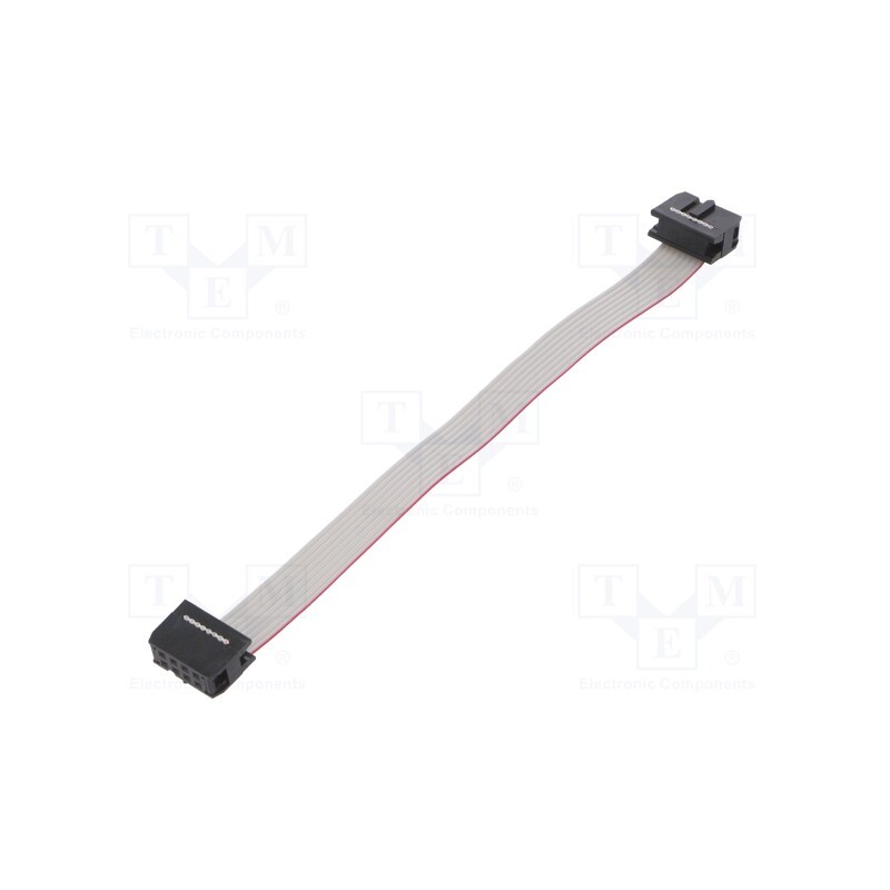 1 pcs x AMPHENOL - FC08300-0 - Ribbon cable with IDC connectors, Cable ph: 1.27mm, 0.3m