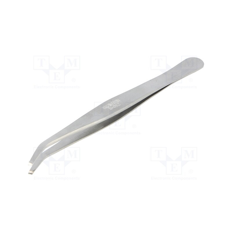 1 pcs x BERNSTEIN - 5-062 - Tweezers, Tweezers len: 115mm, SMD, Tipwidth: 2mm, Blade: Ø0.8mm