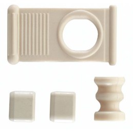 Dometic Seitz mosquito net roller blind holder, ivory catch