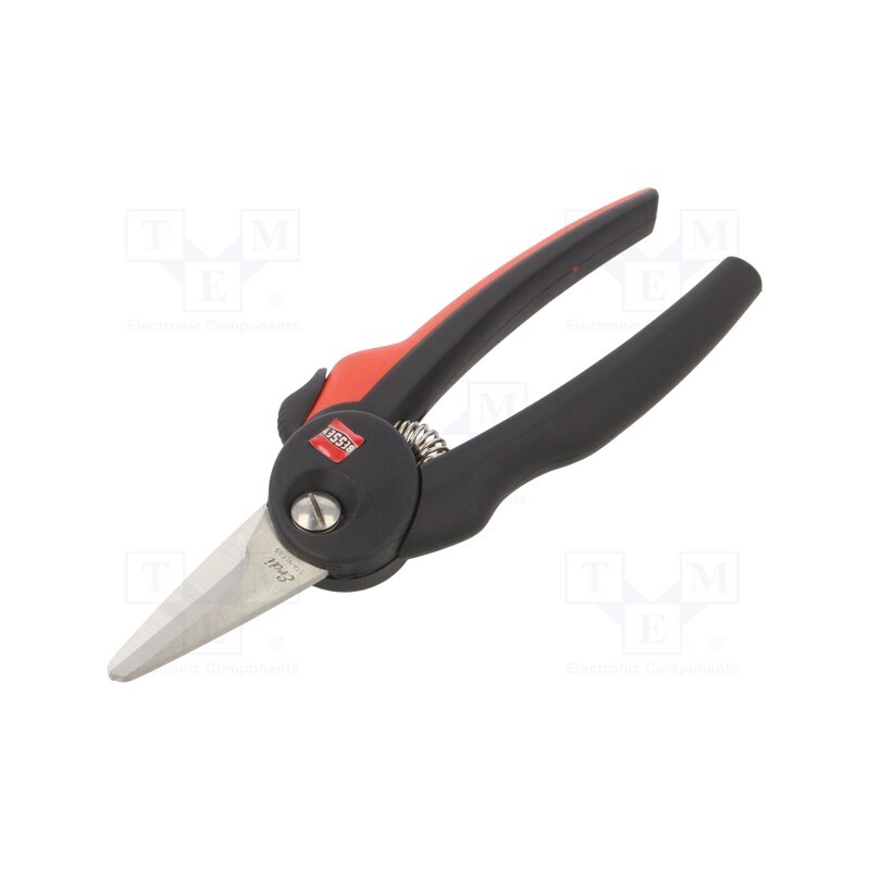 1 pcs x BESSEY - D48-2 - Scissors, universal, L: 190mm, ergonomic handle, Cut length: 42mm