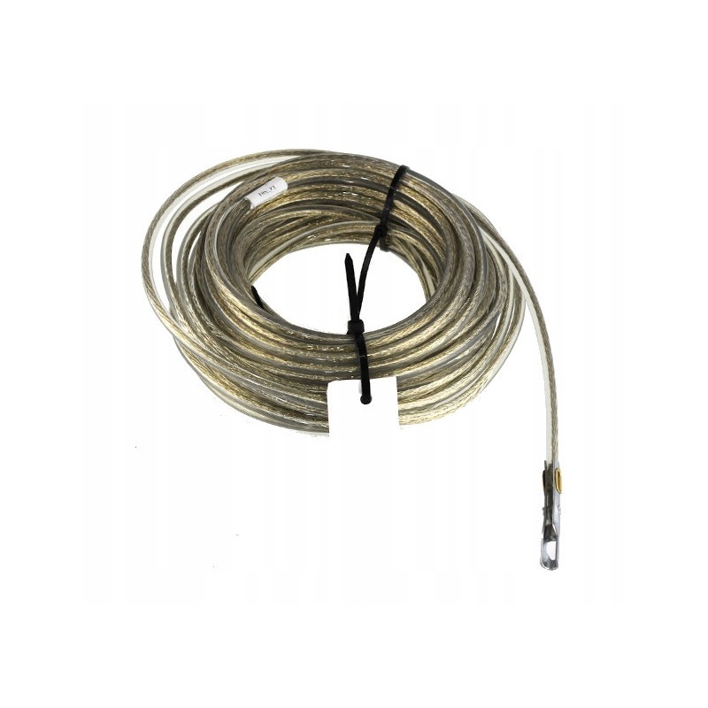 Customs rope, bus tarpaulin, tied at the ends, 12 m long