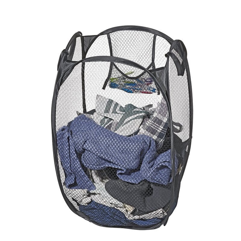 Folding laundry basket, camper trailer bag