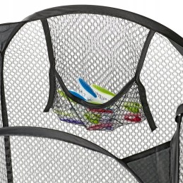 Folding laundry basket, camper trailer bag