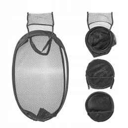 Folding laundry basket, camper trailer bag