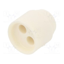 1 pcs x HUMMEL - 1.089.0901.19 - Insert for gland, 3mm, NPT3/8', elastomer, Holes no: 2, -40÷100°C