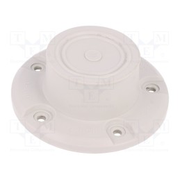 1 pcs x HT HI TECH POLYMERS - HTX-1-TPE - Grommet, elastomer thermoplastic TPE, light grey, Holes no: 1