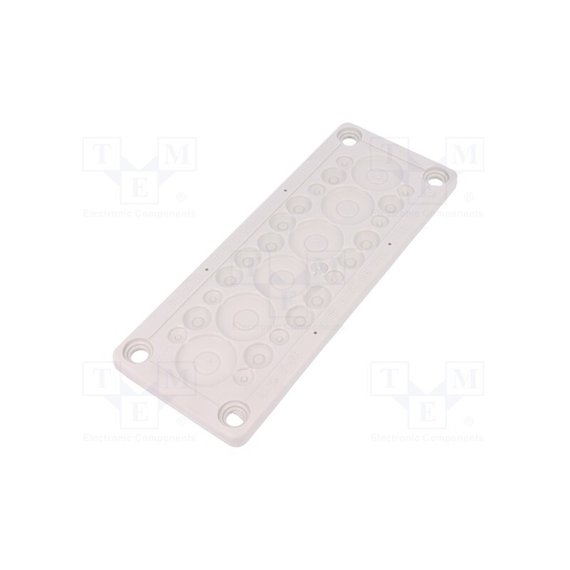 1 pcs x HT HI TECH POLYMERS - HTKC-28-TPE - Multigate grommet, elastomer thermoplastic TPE, light grey