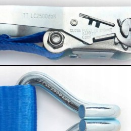 Transport belt with hook 5t 5000 kg 8 m 5t 8m width 50 mm