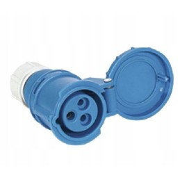 Cee plug 16a 230v external socket brunner