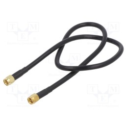 1 pcs x ONTECK - SMA-MM/OTK/0.5 - Cable, 50Ω, 0.5m, SMA plug,both sides, black, straight