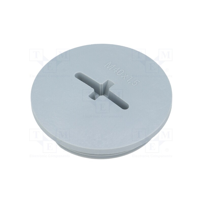 1 pcs x LAPP - 52006151 - Stopper, M40, 1.5, IP54, polyamide, dark grey, SKINDICHT®, 8mm
