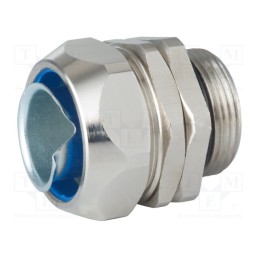 1 pcs x HUMMEL - 1.573.1660.51 - Straight terminal connector, Thread: metric,outside, brass, IP67