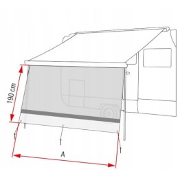 Sun View XL Fiamma sunscreen