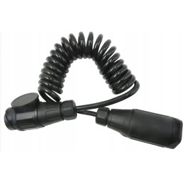 Spiral cable for a caravan