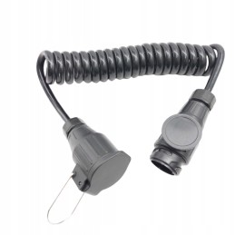 Spiral cable for a caravan