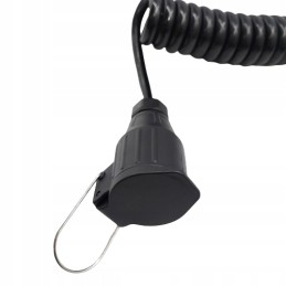 Spiral cable for a caravan