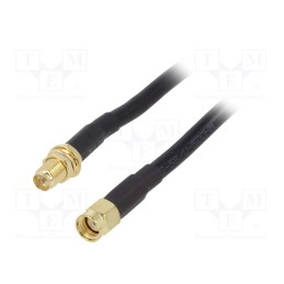 1 pcs x ONTECK - SMA-M/F-OTK10 - Cable, 50Ω, 10m, RP-SMA male,RP-SMA female, black, straight