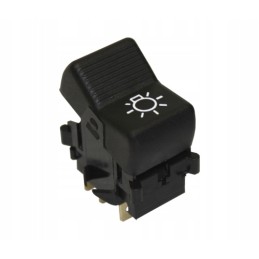 Push-button light switch for universal stroller