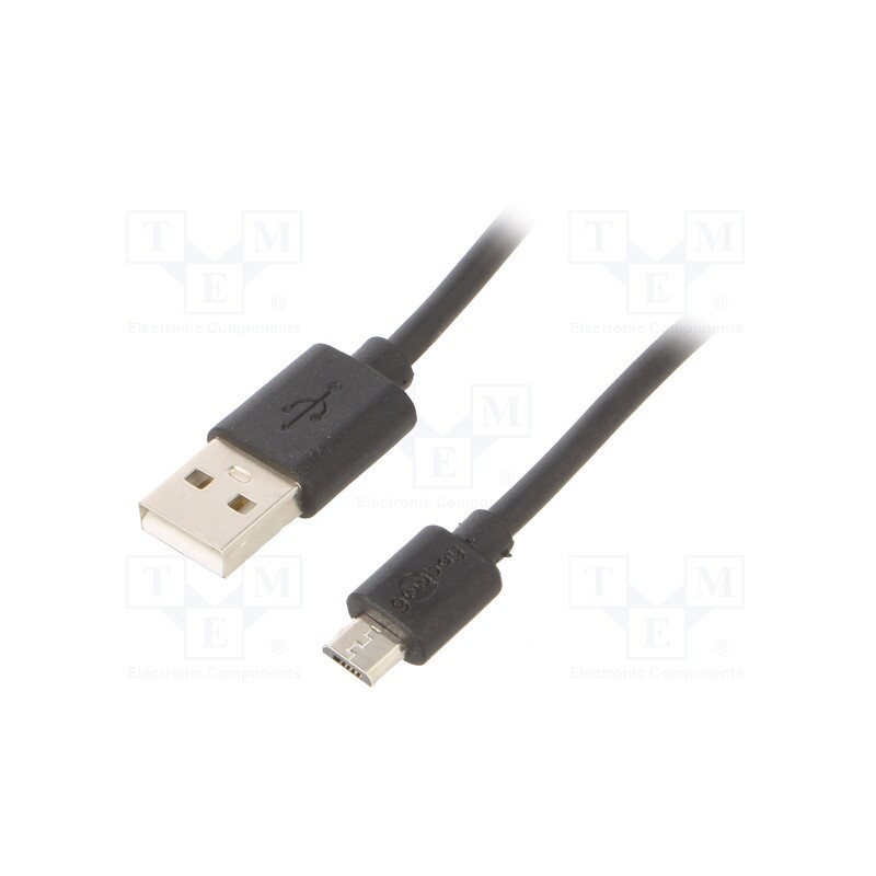 1 pcs x Goobay - 72227 - Cable, USB 2.0, USB A plug,USB B micro plug, nickel plated, 1m