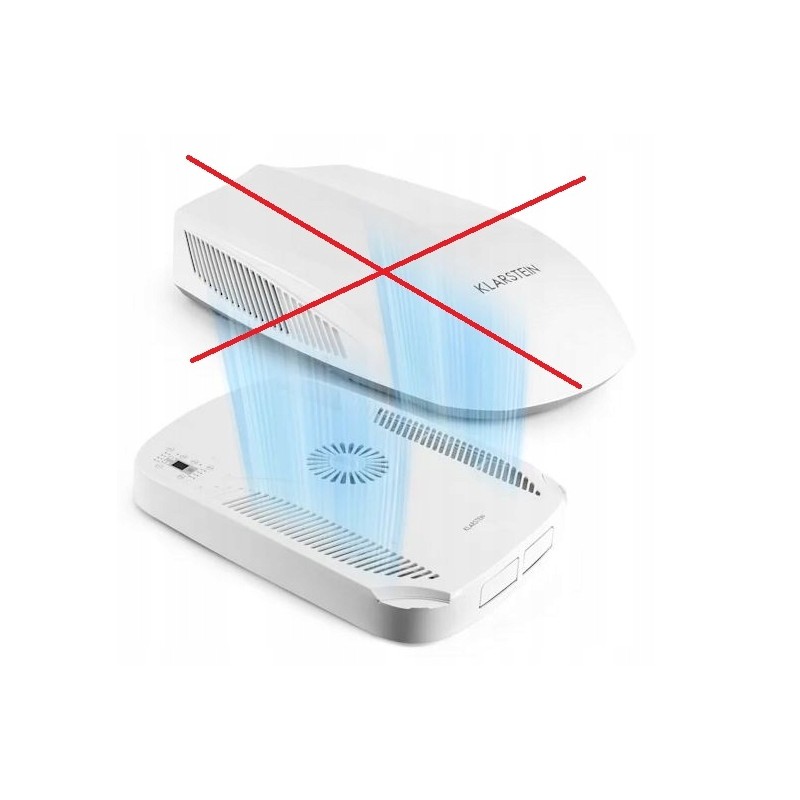 Air conditioner for a camper trailer 2 5 kW, box, 2 internal unit