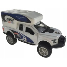 Toy camper van with drive, 13 cm