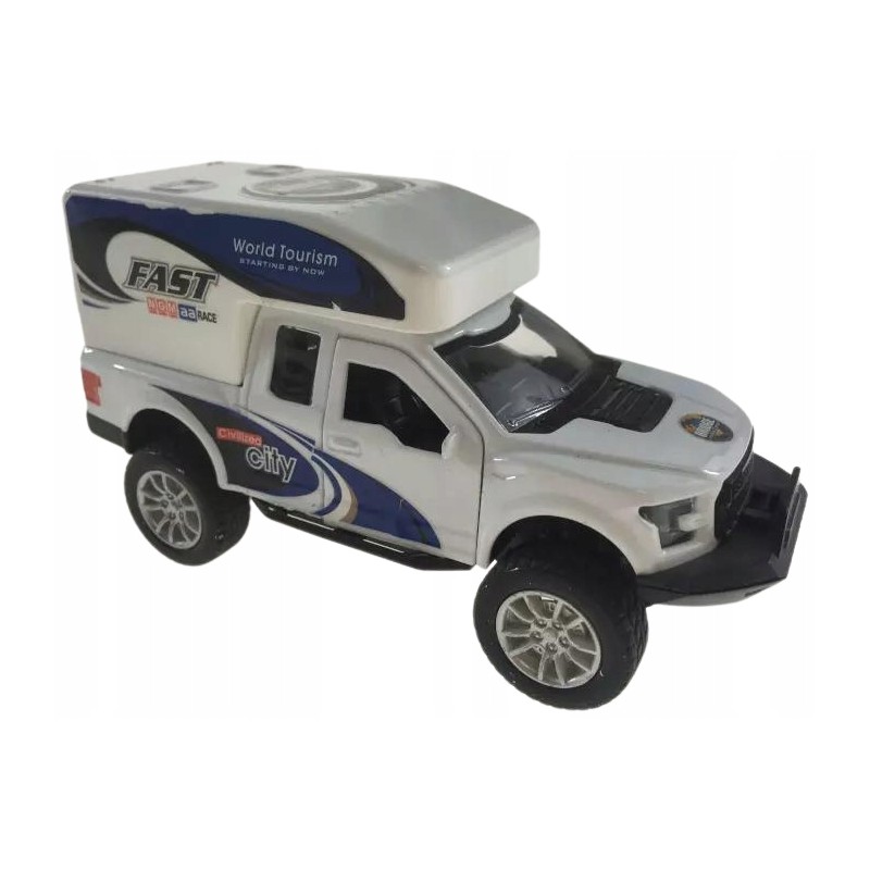 Toy camper van with drive, 13 cm