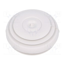 1 pcs x SCHNEIDER ELECTRIC - ISM71071 - Grommet, stepped,with bulkhead, Ømount.hole: 23mm, SBS, grey, IP55