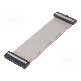 1 pcs x AMPHENOL - FC34300-S - Ribbon cable with IDC connectors, Cable ph: 1.27mm, 0.3m