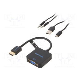 1 pcs x VENTION - ACRBB - Converter, HDMI 1.4, 0.15m, black