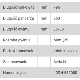 Throttle cable forklift hc hangcha h series