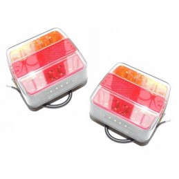 4-function LED rear lamp 12 24v tow truck trailer