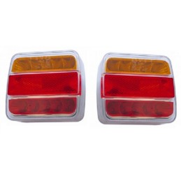 4-function LED rear lamp 12 24v tow truck trailer