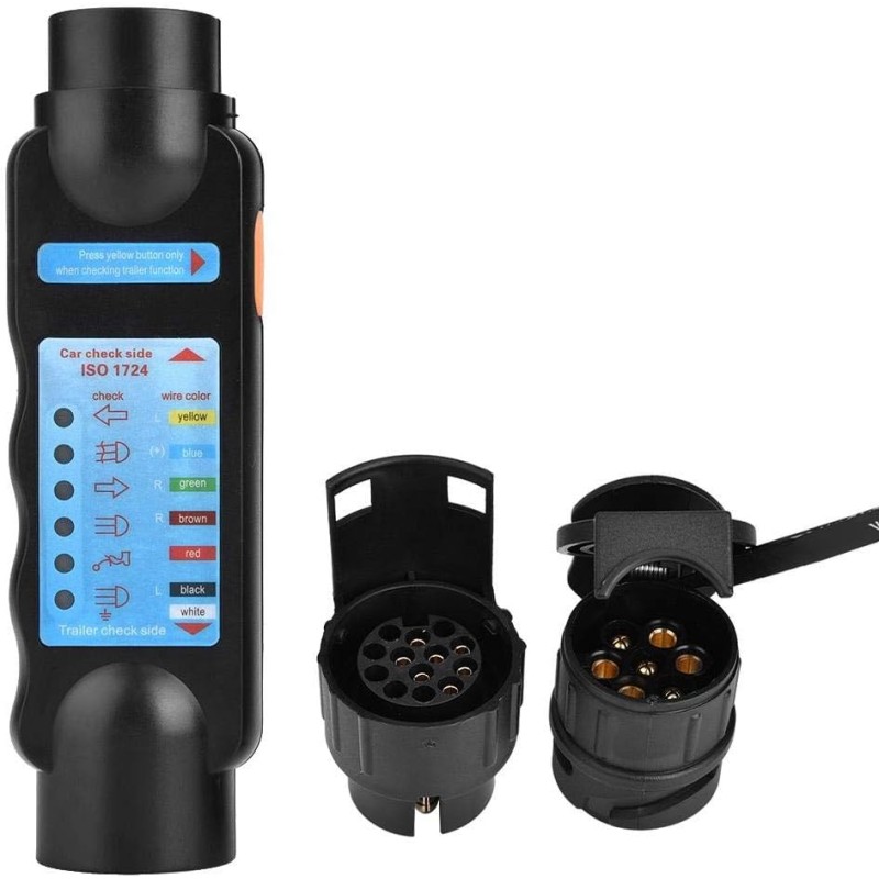 7pin trailer hitch plug socket tester
