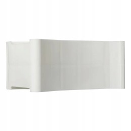 Strong, light wheel chock for camper trailers, etc., high quality, white