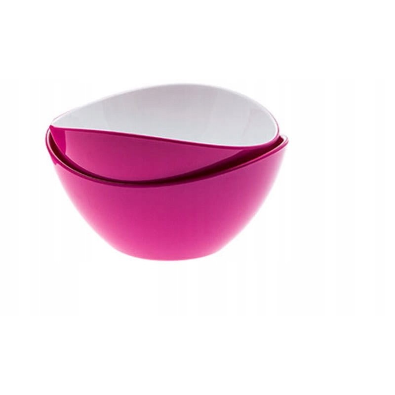 Salad bowl small Gimex melamine pink glue