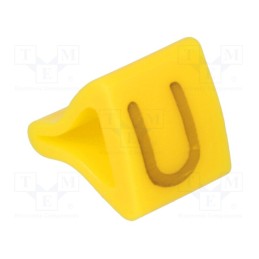 1 pcg x KURANT - MZ-1/U - Markers, Marking: U, 1.7÷3.5mm, H: 7mm, A: 6mm, -30÷100°C, leaded