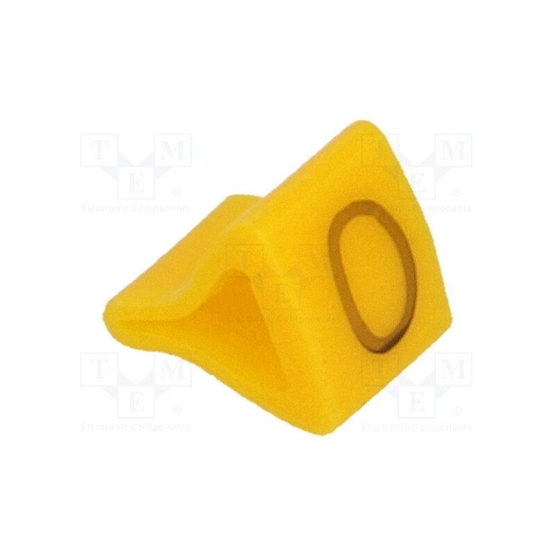 1 pcg x KURANT - MZ-1/O - Markers, Marking: O, 1.7÷3.5mm, H: 7mm, A: 6mm, -30÷100°C, leaded