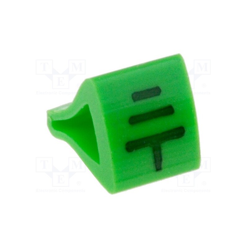 1 pcg x KURANT - MZ-1/MASA-GR - Markers, Marking: ground, 1.7÷3.5mm, H: 7mm, A: 6mm, -30÷100°C, L: 5mm