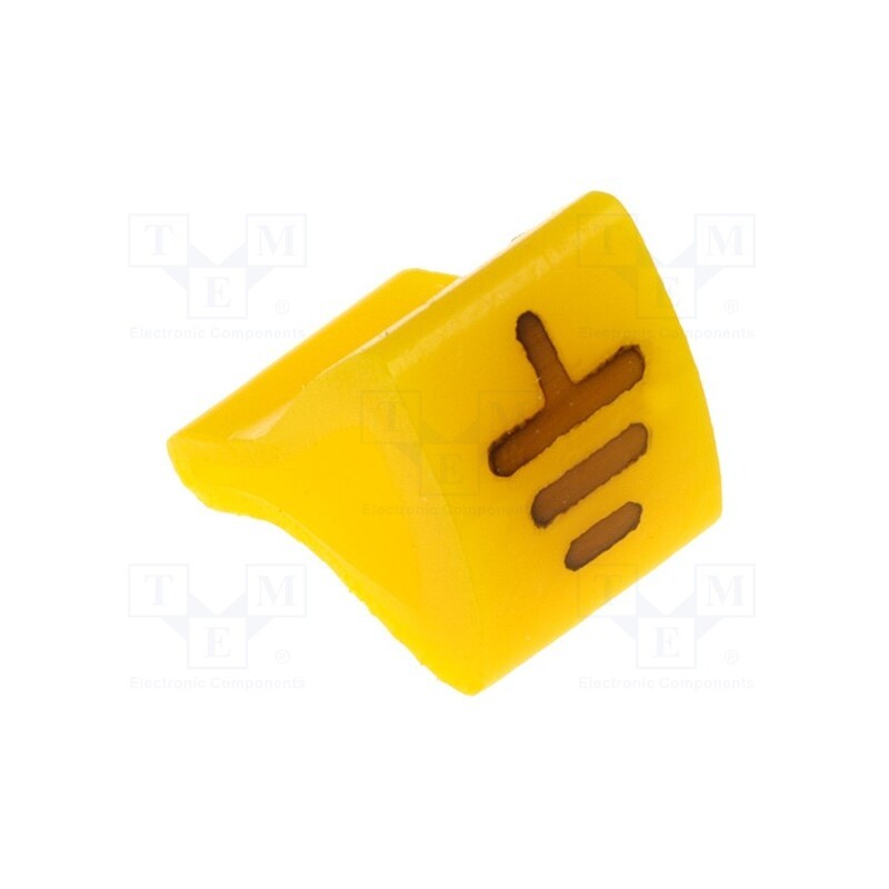 1 pcg x KURANT - MZ-1/MASA - Markers, Marking: ground, 1.7÷3.5mm, H: 7mm, A: 6mm, -30÷100°C, L: 5mm