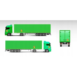 Angles morts sticker, truck blind spots, set of 5 pcs