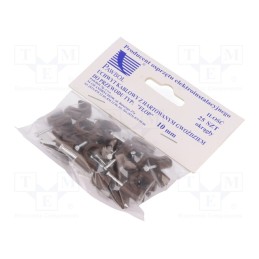 1 pcg x PAWBOL - H.7008B -25 - Holder, brown, on round cable, 25pcs, with a nail, 10mm