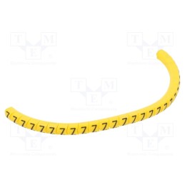 1 pcg x PARTEX - PA-02003PV40.Z - Markers, Marking: Z, 1.3÷3mm, PVC, yellow, -30÷60°C, leaded, PA-02