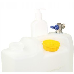 10l water bank container with threaded dispenser