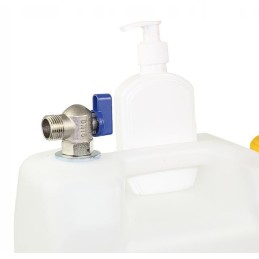 10l water bank container with threaded dispenser